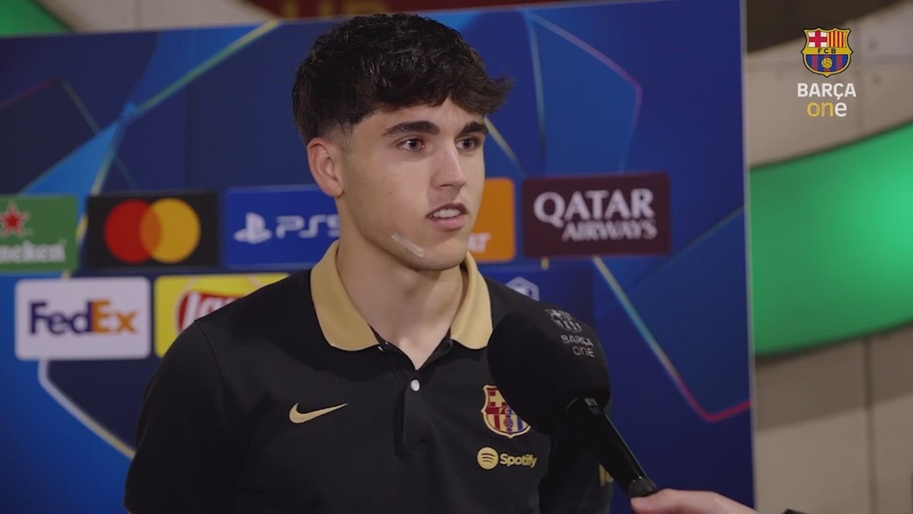 Zona mixta FC Barcelona 3 - Inter 3