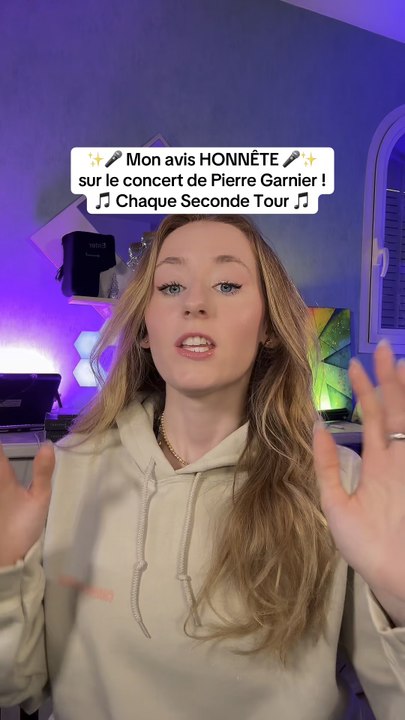 Mon avis HONNÊTE sur le concert de Pierre Garnier ! ✨😍🎤 Chaque Seconde Tour 🎵