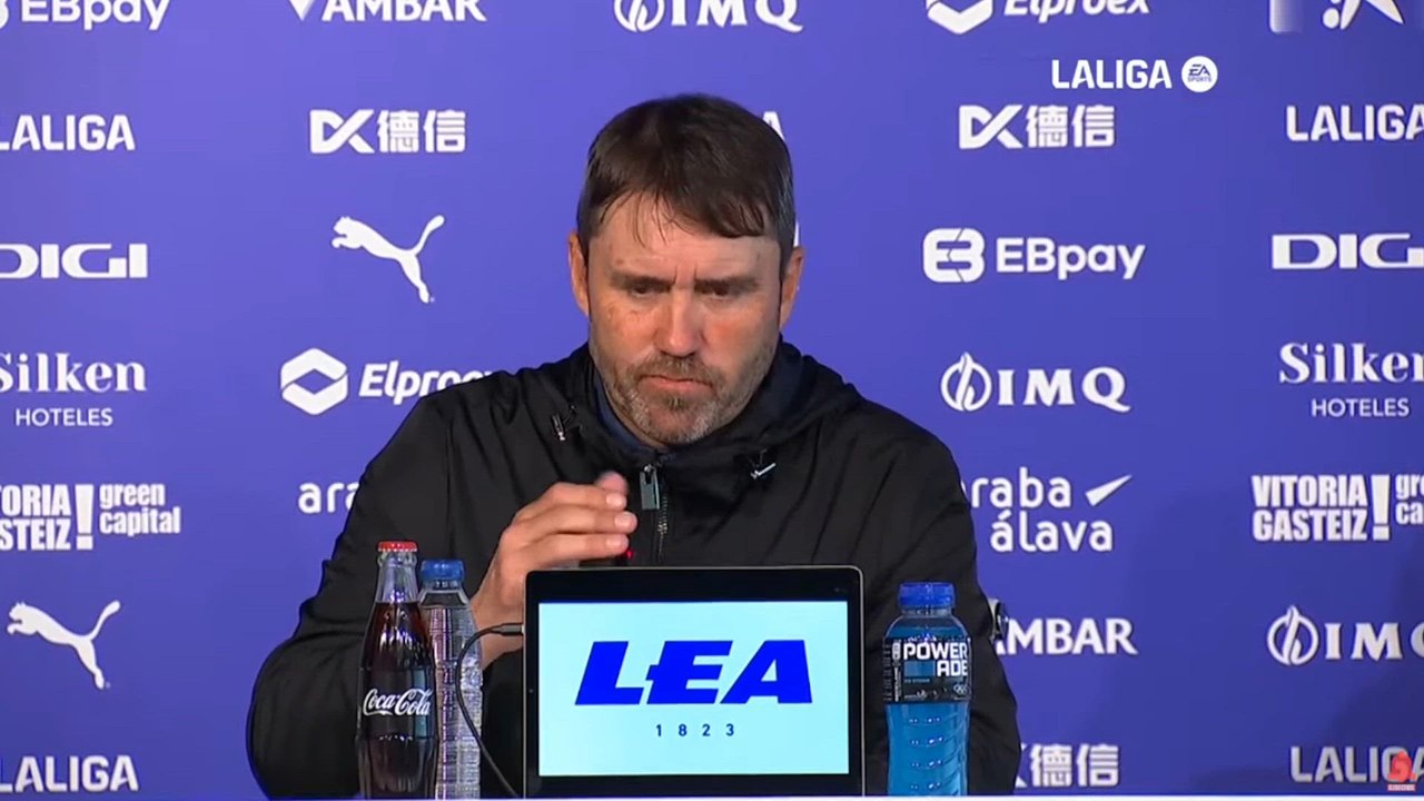 Chacho Coudet, rueda de prensa Alavés 0 - Atlético de Madrid 0