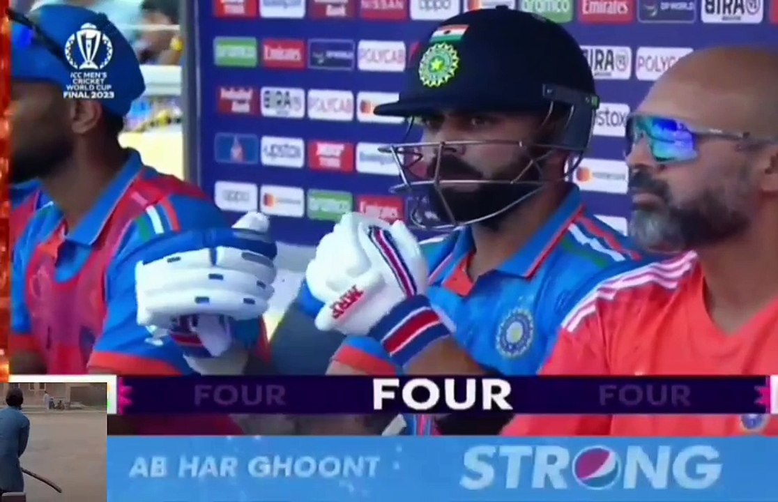 CRICKET WORLD CUP FINAL 2023 ROHIT SHARMA BATTING.