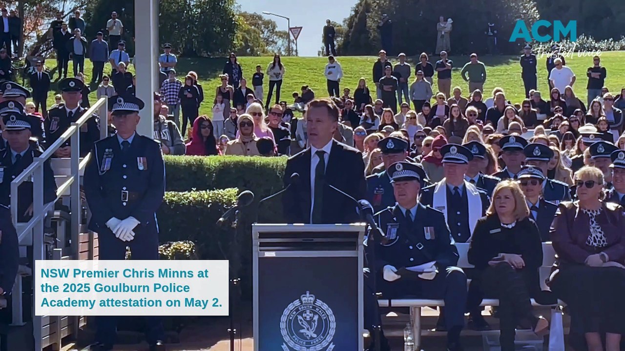 Goulburn Police Academy attestation 2025