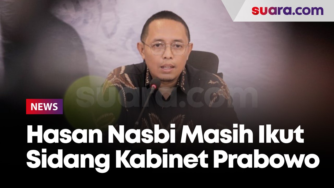 Hasan Nasbi Masih Ikut Sidang Kabinet, Prabowo Sapa 'Hei', Gibran Beri Senyum