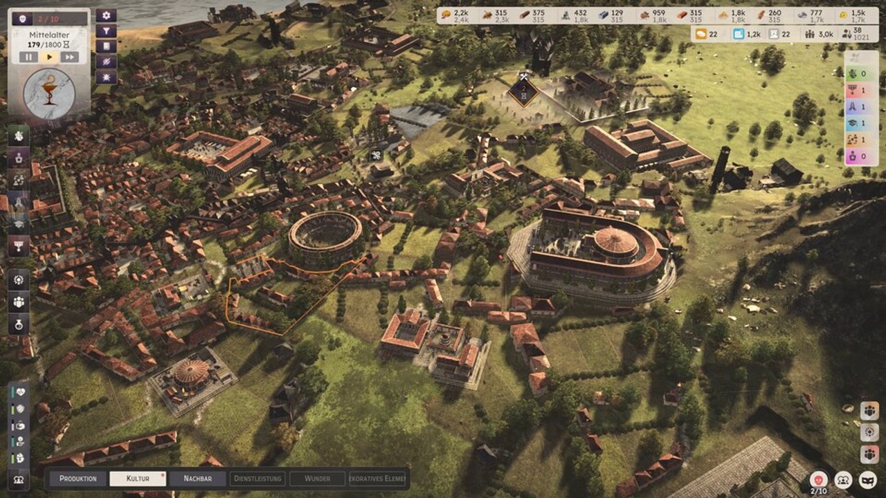 Unser Gameplay aus Memoriapolis zeigt den Städtebau von seiner schönsten Seite