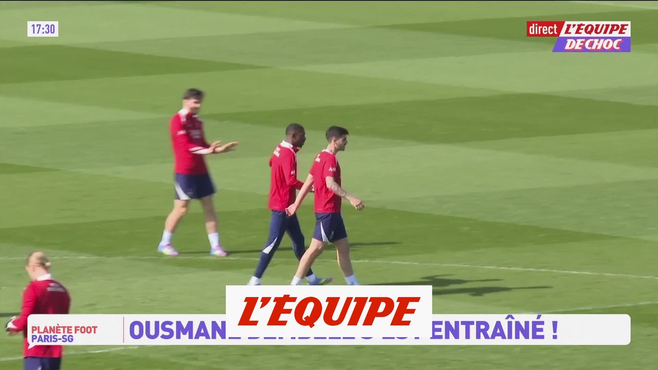 Dembélé s'est entraîné - Foot - C1 - PSG