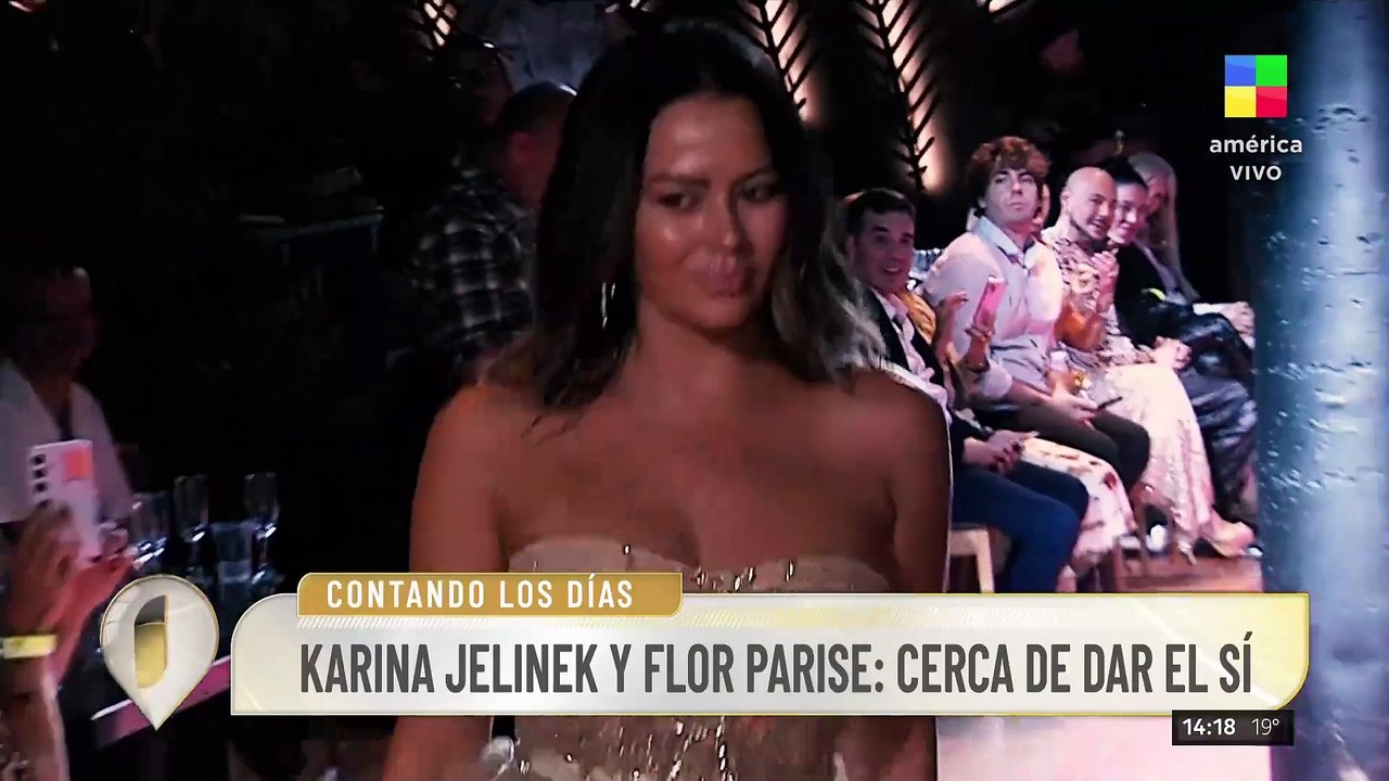Karina Jelinek compartió un momento con su suegra