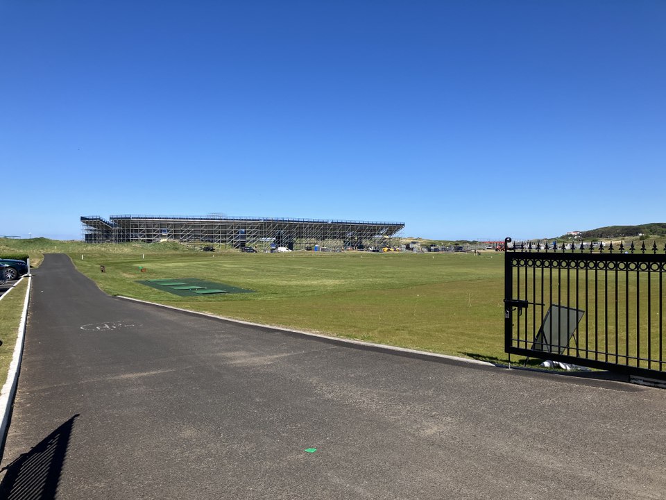 Preparations for The Open 2025
