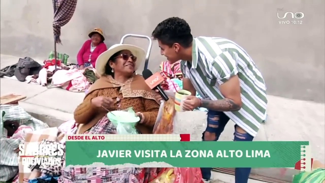 SABORES BOLIVIANOS: Caserita aprovechó una entrevista declarar su amor