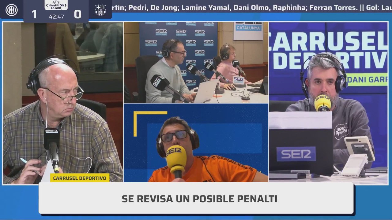 Iturralde sobre el penalti de Cubarsí a Lautaro