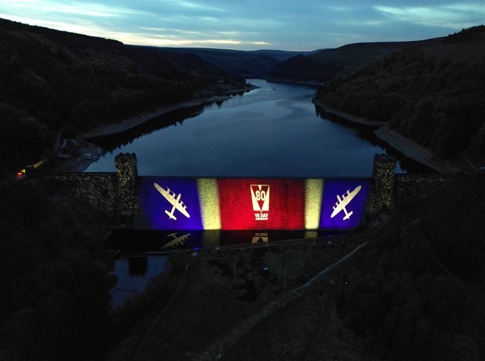 VE Day Derwent Dam