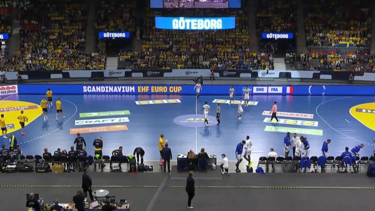 Le replay de Suède - France (MT1) - Handball - EHF Euro Cup