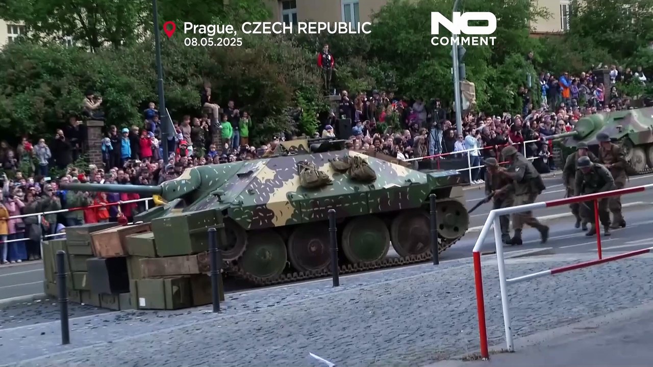 Prague marks VE Day with reenactment of 1945 uprising against Nazis
