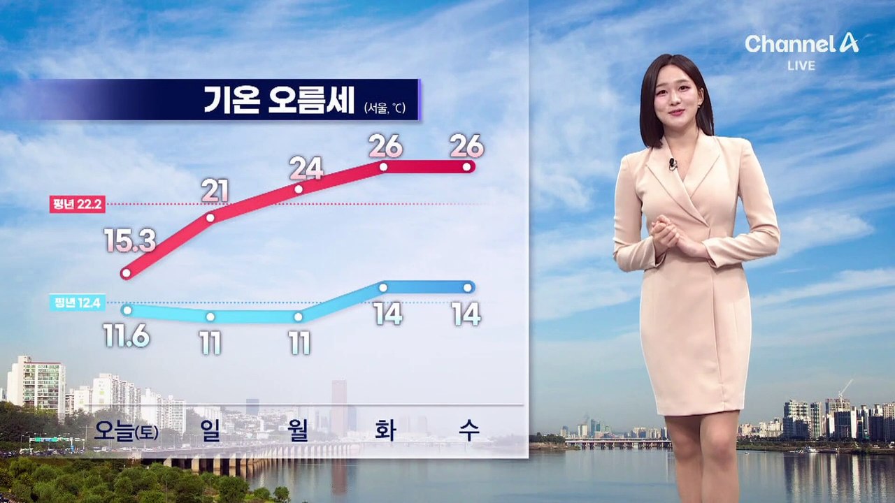 [날씨]내일부터 따뜻한 봄 날씨