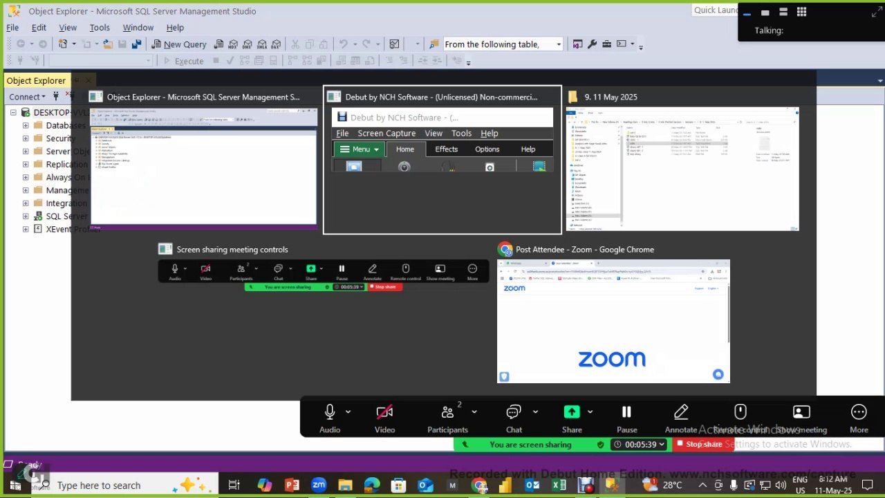 9 SQL Practice Session 11 May 2025