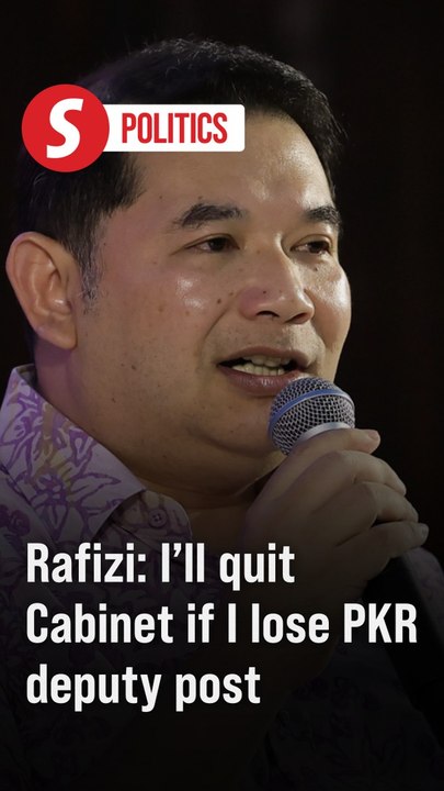 Rafizi: I’ll quit Cabinet if I lose PKR deputy post