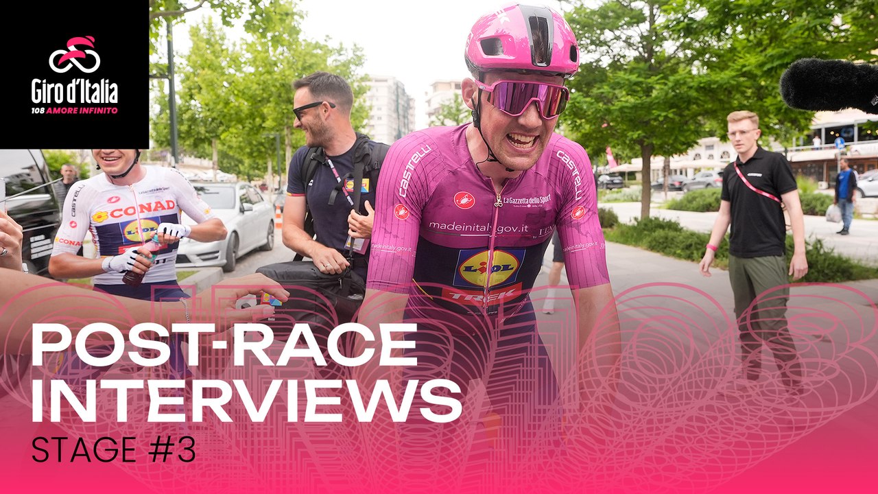 Giro d'Italia 2025 | Stage 3: Post-race interviews