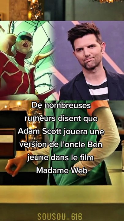 Rumeur sur Adam Scott dans le film Madame web