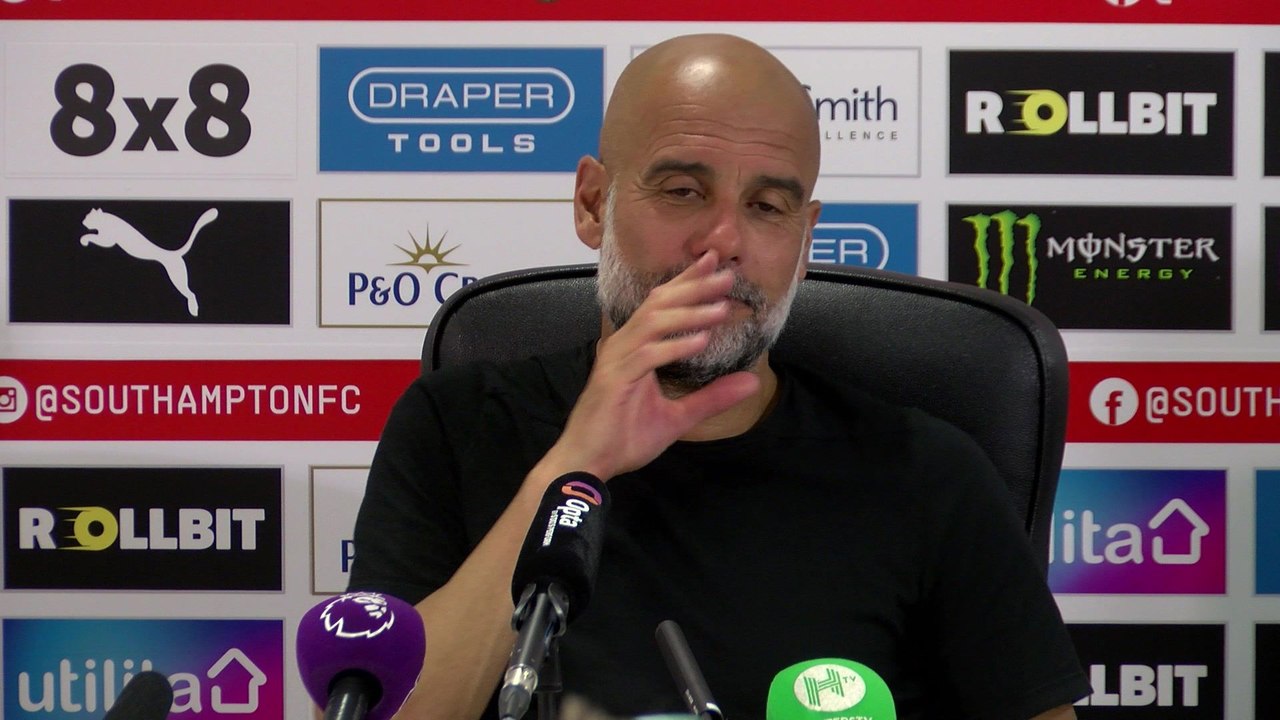 Guardiola on Haaland return in their frustrating 0-0 draw with Southampton (Part two)