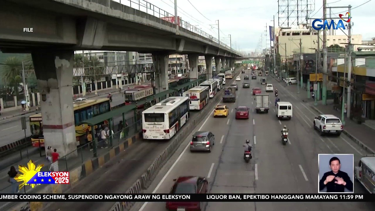 Suspendido ang expanded number coding scheme sa Metro Manila ngayong araw ng eleksyon | Eleksyon 2025