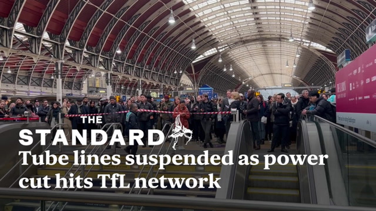 Tube lines suspended as power cut hits TfL network