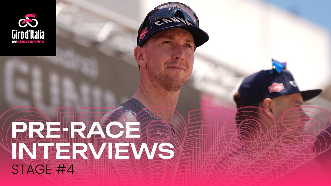 Giro d'Italia 2025 | Stage 4: Pre-race interviews