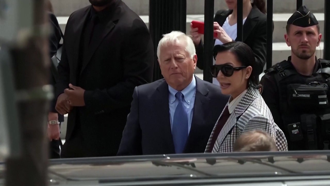 Kim Kardashian arrives at Paris court to testify in jewel heist trial