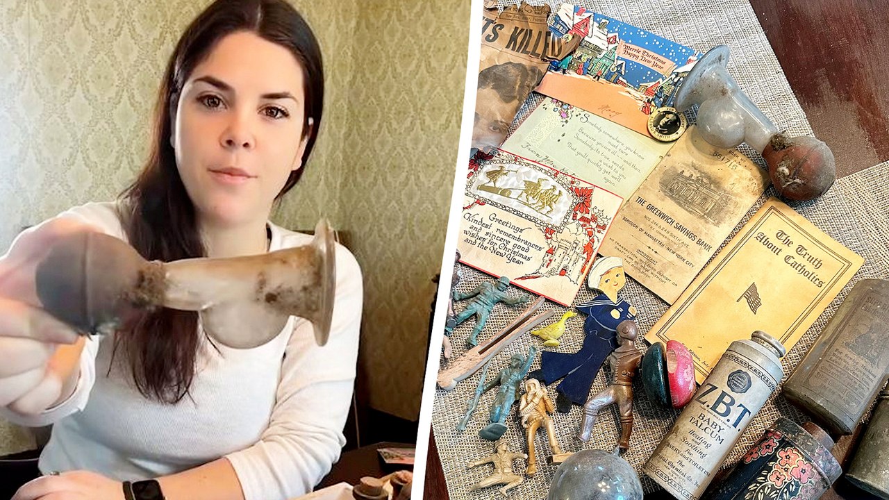 Couple buy $500k Victorian home and find a 1920s breast pump in the floorboards