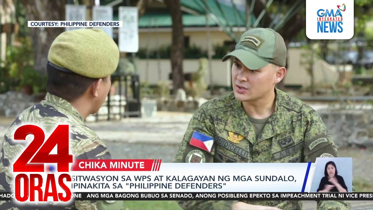 Matteo Guidicelli, tampok sa bagong dokyu ng GMA Public Affairs na "Philippine Defenders" | 24 Oras