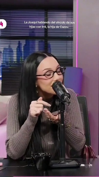 La Joaqui relata cómo es el vínculo de sus hijas con Inti, la primogénita de Cazzu