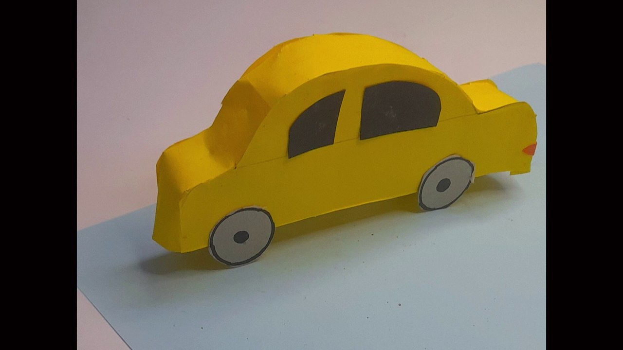 How to Make a Paper Car Model | Easy DIY Paper Car Craft Tutorial