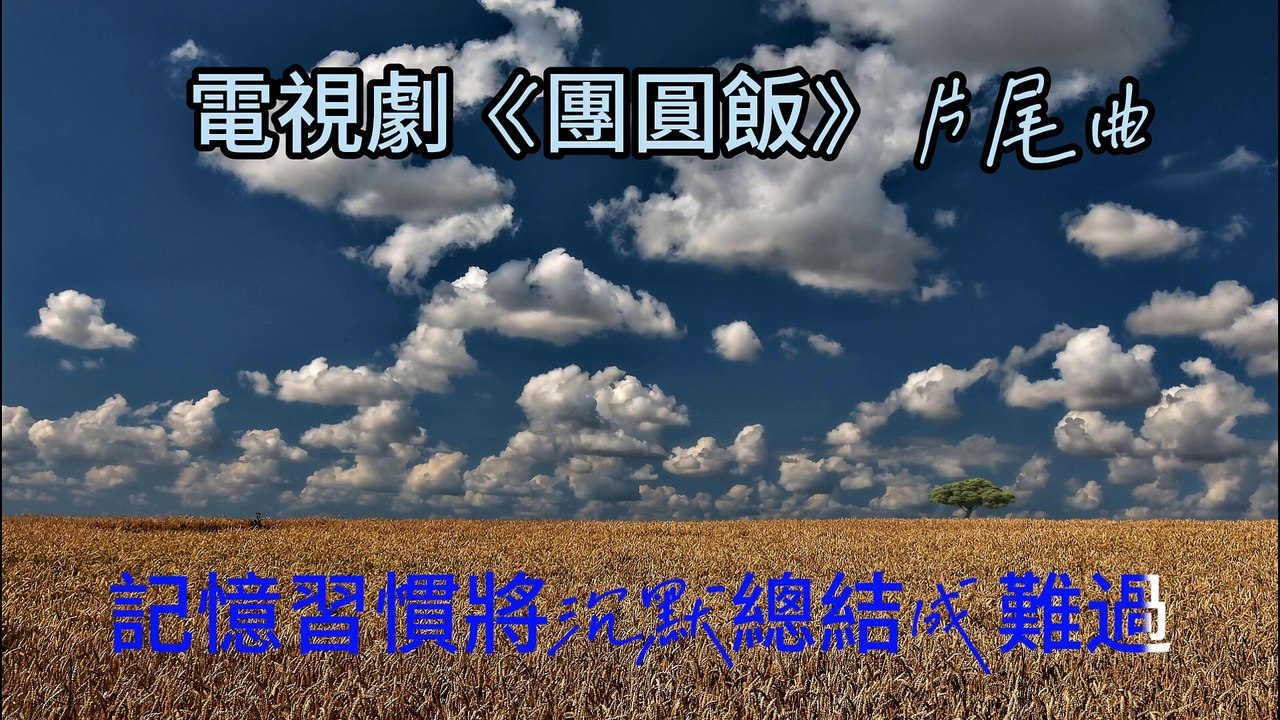 許鶴繽-天空海闊【電視劇《團圓飯》片尾曲】『青春和瘋狂一起走過凝固了昨天的漂泊時間擅長將苦樂藏進生活讓走過的人哭笑不得』#許鶴繽 #電視劇團圓飯片尾曲 #天空海闊【動態歌詞/Lyrics Video】