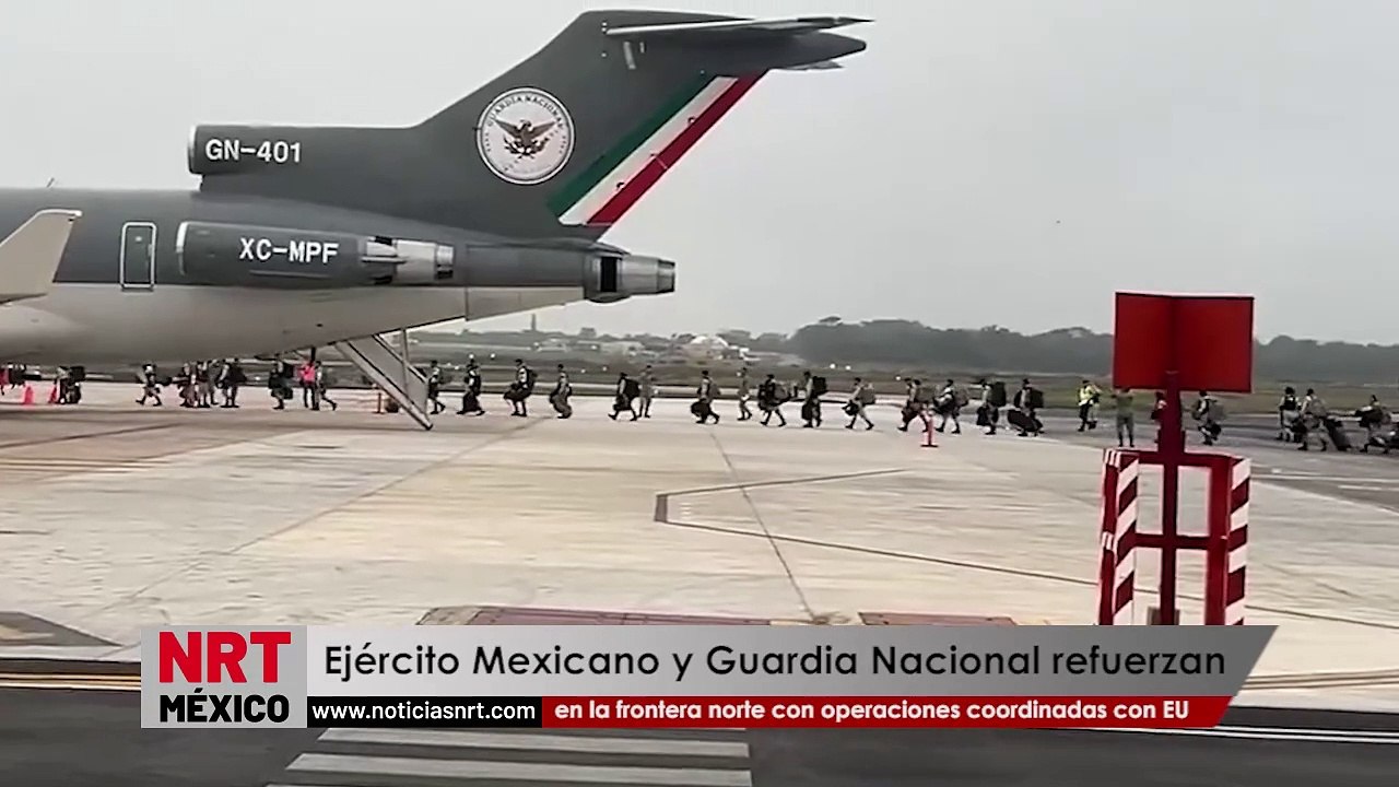 Ejército Mexicano y Guardia Nacional refuerzan seguridad en la frontera norte con operaciones coordinadas con EE. UU.