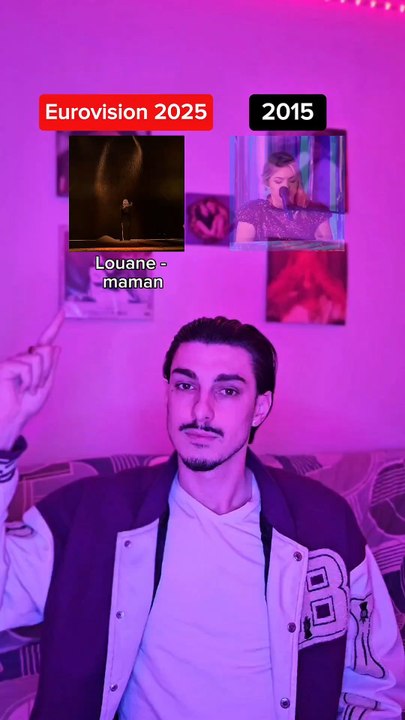 "Maman" de Louane à l'Eurovision 2025 vs. en 2015 🥺
