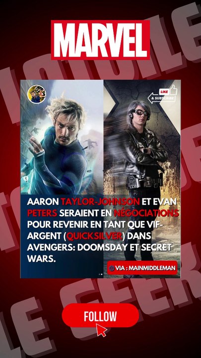 RUMEUR QUICKSILVER RETOUR