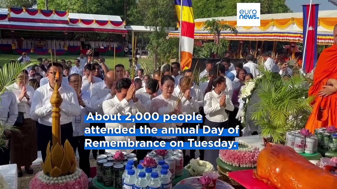 Cambodia commemorates victims of Khmer Rouge genocide on its 50th anniversary