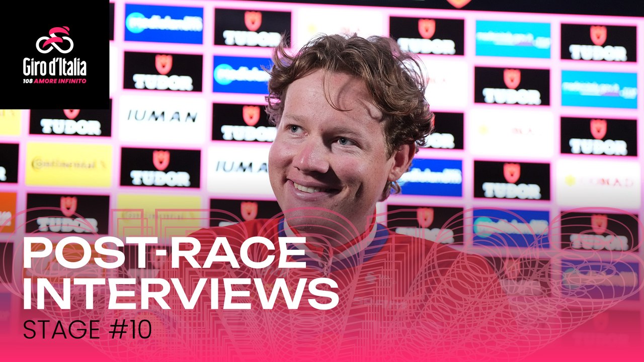 Giro d'Italia 2025 | Stage 10: Post-race interviews