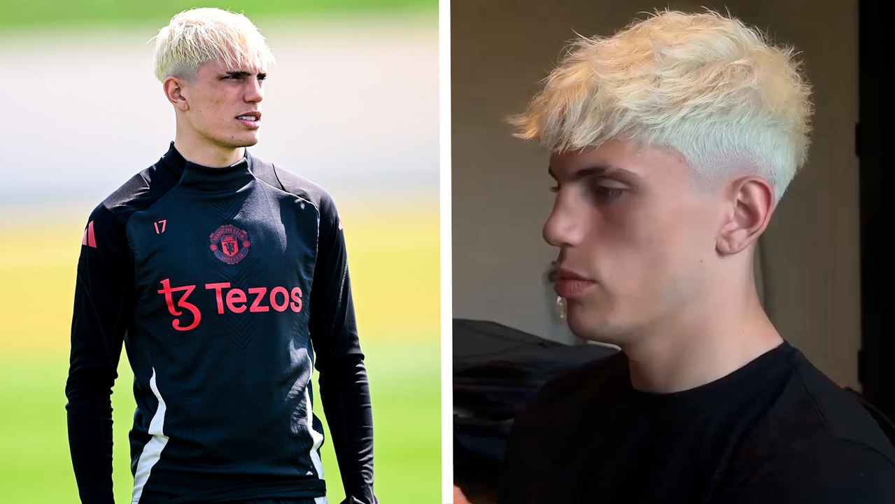 Europa League: Garnacho del Manchester United y su nuevo 'Look' para la final contra el Tottenham Hotspur