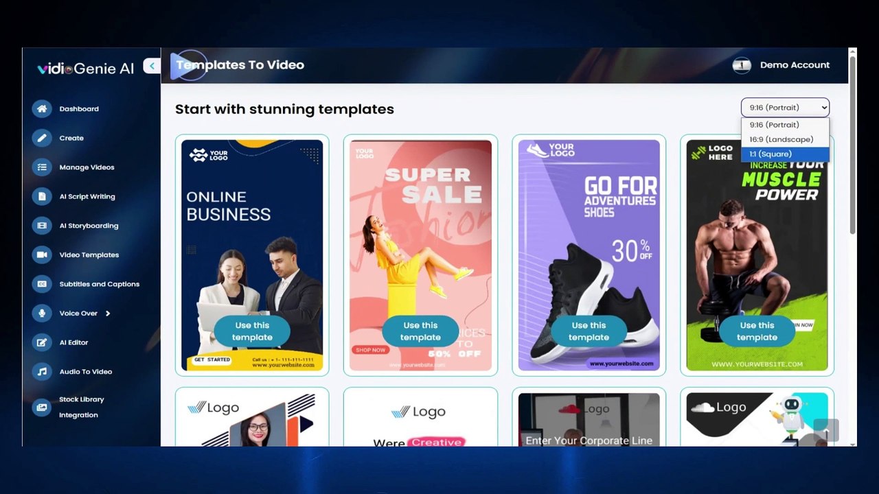 VidioGenie AI Review: Create Stunning AI Videos in Under 60 Seconds!