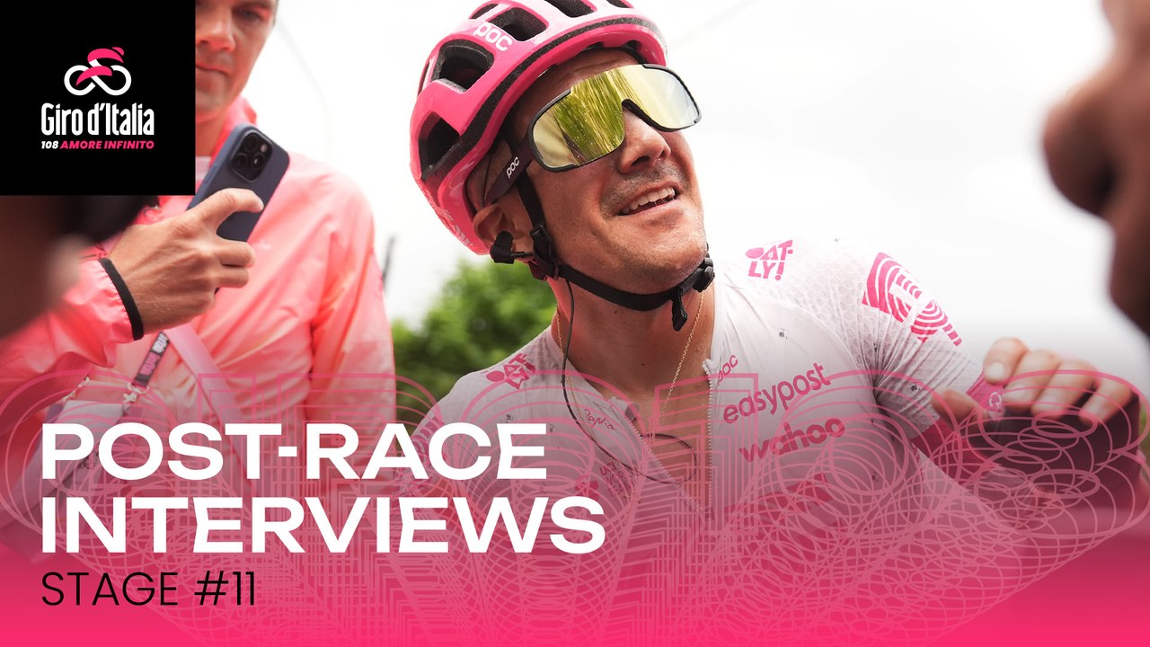 Giro d'Italia 2025 | Stage 11: Post-race interviews