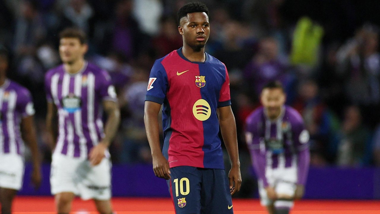 Ansu Fati, muy tocado