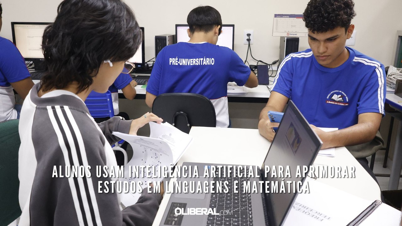 Alunos usam Inteligência Artificial para aprimorar estudos em Linguagens e Matemática