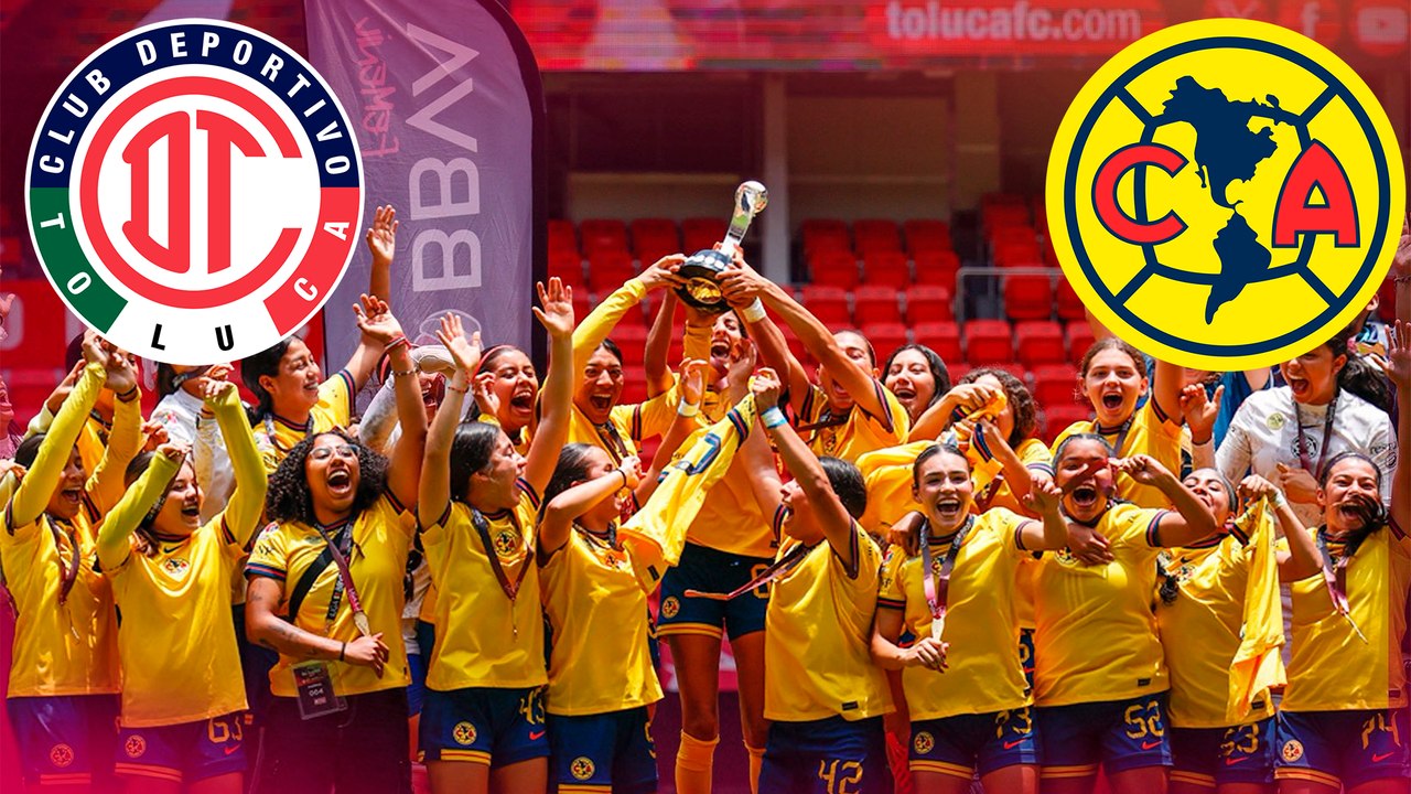 América vence a Toluca en la Gran Final femenil sub-19 del Clausura 2025 en el Nemesio Diez