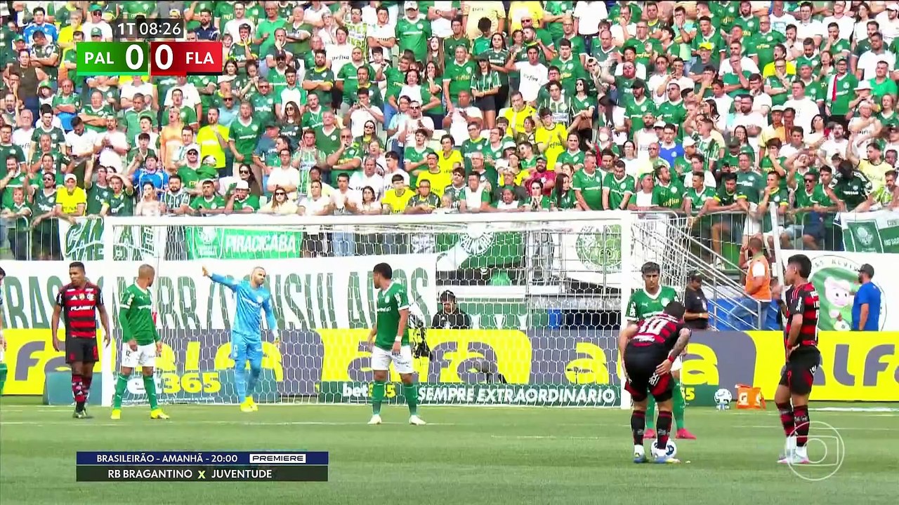 Palmeiras x Flamengo (Campeonato Brasileiro 2025 10ª rodada) 1° tempo