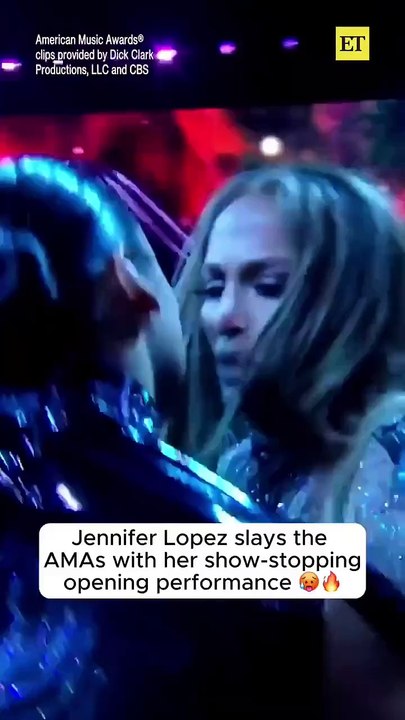 Jennifer Lopez's lesbian kiss lights up the American Music Awards