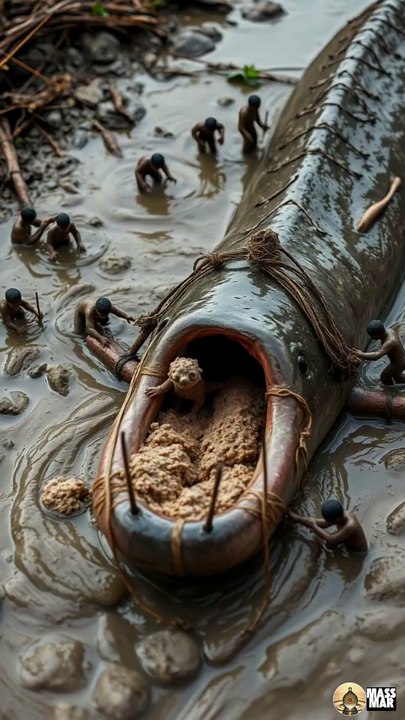 Tiniyora giant mouth fish  #aianimation #funnyshorts #shorts