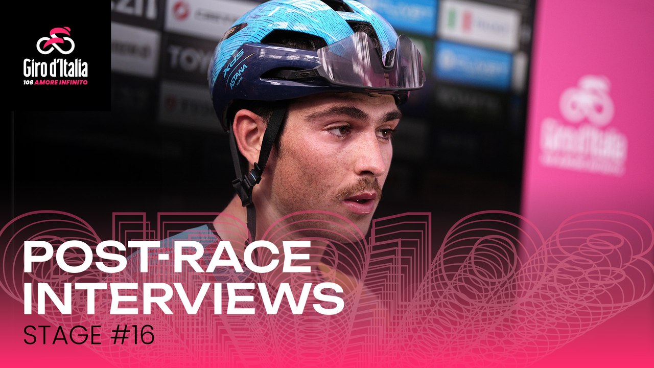 Giro d'Italia 2025 | Stage 16: Post-race interviews