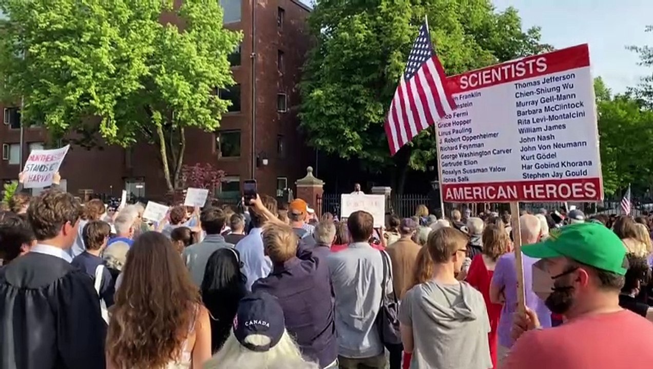 Harvard: Proteste gegen Mittelkürzungen der Trump-Regierung