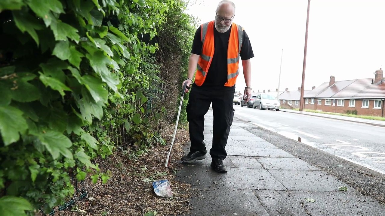 Litter-picker shocked to find 50 year old crisp packet in hedgerow outside Yorkshire school