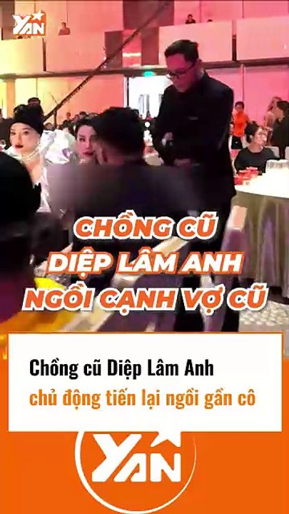 Chồng cũ Diệp Lâm Anh ngồi gần cô tại sự kiện