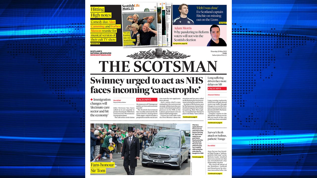 The Scotsman Bulletin Thursday May 29 2025 #Hamilton