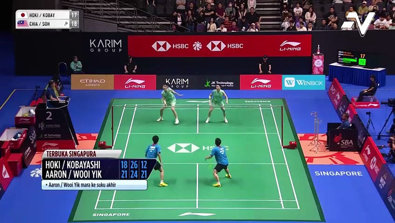 Selepas 4 tahun, Aaron Chia & Soh Wooi Yik akhirnya menang ke atas Hoki & Kobayashi